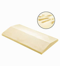FENGZ Ortopedico Lombare Cuscino A Cuneo per Sciatica Gravidanza Anca Memory Foam Cuscino per Dolori Lombari,60x30cm-Cream