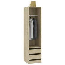 Tidyard Armadio con Cassetti Rovere Sonoma 50x50x200 cm in Truciolato