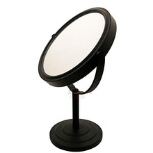 SPPTY Specchio a Doppia Faccia da controsoffitto Specchio ingranditore a Rotazione HD a 360 ° (5 Pollici/Nero Opaco)