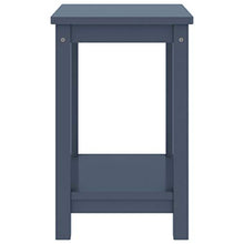 vidaXL Comodino Grigio Chiaro 35x30x47 cm in Legno Massello di Pino