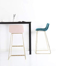 LILIS Barhocker Sgabelli da Bar,Sedia Bancone Cucina Colazione con Seduta Imbottita, più Comoda (Color : Gray, Size : Seat Height 65cm)