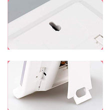 HEZHANG Specchio per il Trucco a Led Specchio per il Desktop Pieghevole Pieghevole Portatile Principessa Specchio Di Trucco Di Bellezza con Luce Di Riempimento Leero