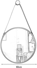 Specchio da bagno, anti-appannamento, specchio da Impermeabile illuminato specchio da bagno a led, nordico specchio bagno specchio rotondo specchio a vanità appeso spogliatoio specchio specchio a pare