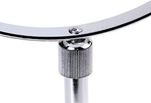 ZCCL Supporto Regolabile in Altezza con ingrandimento 10x, 8 Pollici, Specchio a 360 ° Specchio da Bagno Rotante Cromato Specchio da Trucco Specchio da Barba Specchio da Bagno, Standard + 10 ingr