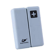 Artibetter 2 Pz 7 Giorni Settimanale Portapillole Portatile Pillola Organizzatore Pillola da Viaggio Astuccio per Medicina per Uso Domestico da Viaggio (Verde + Blu)