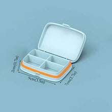 Xinxinchaoshi Portapillole Household Comodo Pill Box Sealed Carry-on Pill Storage Box Pillole di imballaggio Organizer Armadietti Farmacia (Color : B)