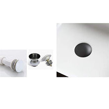 ASDUU Lavabo, Ceramica, Curva Bianco e Nero sopra Il lavandino del lavandino del Bagno (Dimensione: C)
