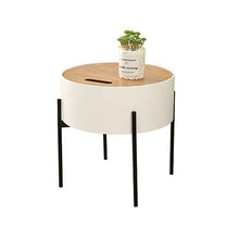 GXT WGZ- Comodino Camera Locker, Camera da Letto Comodino, Soggiorno Locker, Living Room Divano Fianco del Mobile (Color : White)