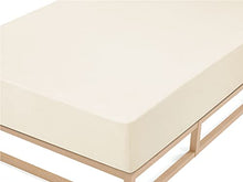 Biberna 0012344 Lenzuolo Frottee-Stretch (Altezza Materasso max. 22 cm) 1X 90X190 cm > 100X200 cm, Natura