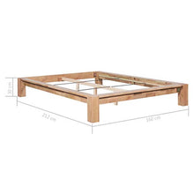 SKM Giroletto in Legno Massello di Rovere 140x200 cm (30.2kg)