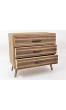 Edell – Cassettiera in legno con 3 cassetti Odeon