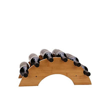 BENOHAOH Cremagliera di Vino in Legno di bambù di bambù Creativo, Rack di stoccaggio di Vino in Legno massello, Mobile Semplice di stoccaggio di Moda Semplice