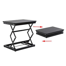 GaoF Tavolo per Laptop in Piedi, Supporto per banco da Lavoro per Tavolo elevabile per Computer Desktop, Display alternato Seduto