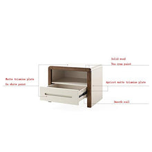 RKRLJX Comodino, Comodino Bianco, Comodino, Piano in Legno, Facile da Pulire, Easy Pull Type, Camera da Letto, Soggiorno, 1 Cassetto Comodino