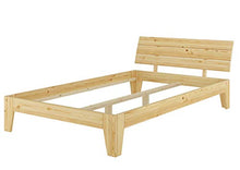 Erst-Holz Solido Extra Lungo Letto in Pino 120x220 Anche per Ragazzi con doghe rigide 60.62-12-220