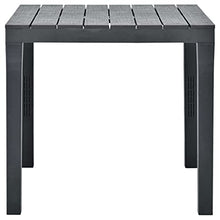vidaXL Tavolo da Giardino Tavola da Esterni Tavolino per Patio Accessori da Giardino Mobili da Esterni Arredo Bianco 78x78x72 cm in Plastica