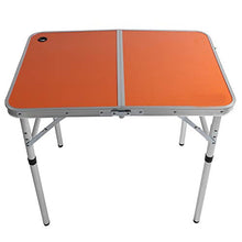 YOPOTIKA Alluminio Tavolo Pieghevole per Esterni Portatile Da Tavolo Orientabile Escursione di Campeggio di Picnic Del Computer Portatile Letto Scrivania