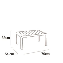 Keter Delano Lounge Set, Set Mobili da Giardino con Divano 2 Posti 2 Poltrone e Tavolino, Cappuccino