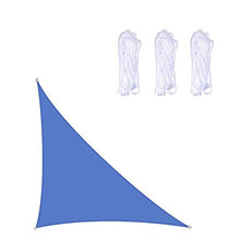 BASA Vela Ombreggiante Triangolare Ad Angolo Retto 4 * 4 * 5,7 M , Impermeabile, Traspirante, Anti-Ultravioletto, Tettoia per Terrazza da Giardino, con Corda Libera