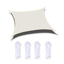 DUCCM Tenda Ombreggiante, 4x4m Impermeabile Parasole e Protezione Raggi UV, per Esterni, Cortile, Giardino,