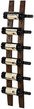 Classico Retro Montaggio a Parete in Metallo Wine Rack Bottiglia Legno Mensola for ristoranti, Bar, Quotidiano Home Furnishings (Hold 6 Bottiglie) Lunghezza: 110 Centimetri