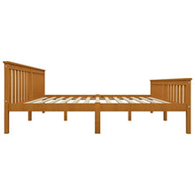SKM Giroletto Marrone Miele in Legno Massello di Pino 180x200 cm (27.55kg)