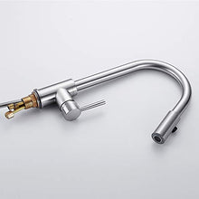 Faucet-4456 Rubinetto della Cucina, Singola Maniglia Rubinetto della Cucina, Singolo Foro Maniglia Rotante 360 Grado Rubinetto, Miscelazione Rubinetto