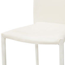 Cribel Dani Plus Sedia, Similpelle, Bianco, 46x50x89 cm, 6 unità