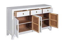Fine Asianliving Credenza Cinese Bianca - Orientique Collezione L140xP35xA85cm Armadio Cinese Cassettiera cinese Armadi cinesi Mobili Asia orientale140 x 85 x 35
