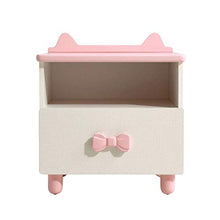 MMWYC Comodino Bambini Bagagli del Fumetto Locker Rosa Comodino Limita Mobili Cabinet Room semplici for Bambini, Rosa, 54 * 50 * 40 Centimetri (Color : Pink, Size : 54 * 50 * 40cm)