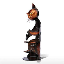 Design Penzoloni Statua Espositore Portabottiglie A Forma Di Gatto Scaffale Per Vino Figurine in Metallo Pratico Figurine Cremagliera Per Bottiglia Di Vino Office Home Decor Portabottiglie