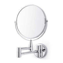 ZCCL Specchio per Il Trucco con Specchio per Il Trucco a Parete Specchio per Il Trucco da Bagno bifacciale 7"Ingrandimento 1X / 5X Specchio da Bagno Regolabile Tipo Rotondo Specchio cosmetico di
