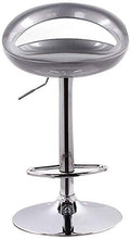 MMWYC Bar Stool Multiuso Metallo Componenti di curvatura dello Schienale Regolabile in Altezza 360 Gradi di Rotazione, 10 Colori, 2 Formati (Color : J)