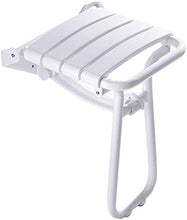Sgabello per il bagno Bagno Sgabello AntiSlip doccia Sedile sgabello pieghevole a parete vasca da bagno Sgabello alluminio dello spazio Wallmounted doccia Sedile Sgabello for Bagno Doccia anziani 90 °