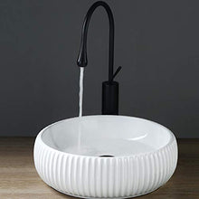 Lavabo da Appoggio Lavabo D'appoggio in Ceramica 14.4x14.4x3.9in for Adatto Bagno Hotel