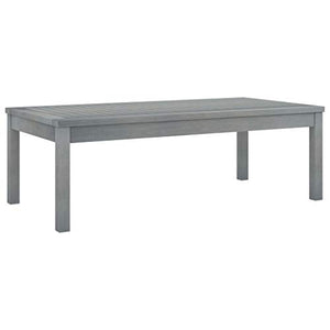 FAMIROSA Set Divani da Giardino 5 pz con Cuscini in Legno Acacia Grigio-7785