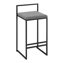 SHIJING Sgabelli Cucina Moderni Sgabelli da Bar Moderni Sedia da Pranzo Imbottita Imbottito in Ferro battuto Sgabelli per Le Gambe Neri per la casa bancone della Colazione da Cucina - Carico: 150 kg