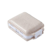 BIGBOBA.Portapillole Multilayer Scatola per Pillole Mini PortaPillole Settimanale Scatola Porta Pillole Piccolo per Vitamine Pillole 4