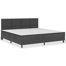 SKM Letto a Molle Grigio Scuro in Tessuto 200x200 cm (86.65kg)