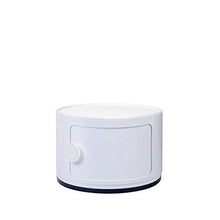 UMCCY Semplice plastica Libera Combinazione Locker con la Porta della Camera da Letto Bambini armadi del Comodino Snack Toy armadietto, 1, Uno Strato di Bianco