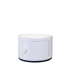 UMCCY Semplice plastica Libera Combinazione Locker con la Porta della Camera da Letto Bambini armadi del Comodino Snack Toy armadietto, 1, Uno Strato di Bianco
