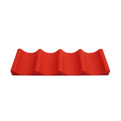 Yardwe Bottiglia E Lattina Impilatore Frigorifero in Silicone Bottiglie di Birra Impilatore Cremagliera Porta Bottiglie di Vino Organizzatore Soda può Organizer Mat per Cucina