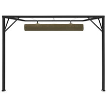 vidaXL Gazebo da Giardino con Tetto Retrattile 3x3 m Talpa 180 g/m²