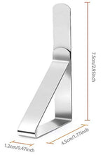 Tovaglia Clip in Acciaio, Gadget Molla Fermatovaglia, Acciaio Inossidabile, Argento, per Outdoor Picnic Party, Clip Holder 30 Pezzi, Tablecloth Clip Regolabile, Porta tovaglie