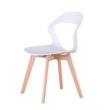 555 Un set di 4 sedie da pranzo sedie da caffè, openwork backrestsolid legno, struttura stabile Sedia da pranzo Sedia