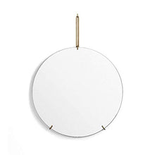 IG Specchio da Bagno a Muro Specchio Rotondo - Specchio Decorazione Della Parete Del Bagno - Specchio per il Trucco per il Trucco,Oro,60 Cm.