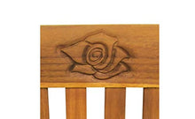 Panchina da giardino con bracciolo, poltrona da giardino in legno massiccio per giardino, cortile, terrazza, patio, prato, 157 x 45 x 82,5 cm
