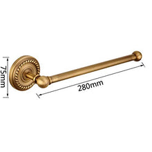 MGWA Antico Europeo Portasciugamani Portasciugamani Antico Bagno Hardware Ciondolo Pendente Bagno in Rame Antico Palo Unico