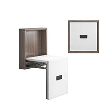 Folding chair Sgabello Cambia Scarpe Pieghevole a Parete, Sedile Ribaltabile Bagno, poggiapiedi, Sedia Pieghevole Invisibile, fasciatoio in Legno massello