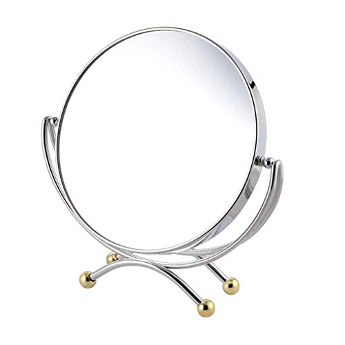 Specchio per Il Trucco, Specchi per Il Trucco da Bagno Specchietto Pieghevole A Doppia Faccia -7,87 Pollici Ingrandimento 1X 3X Specchi per Il Trucco da Viaggio Specchi da Tavolo